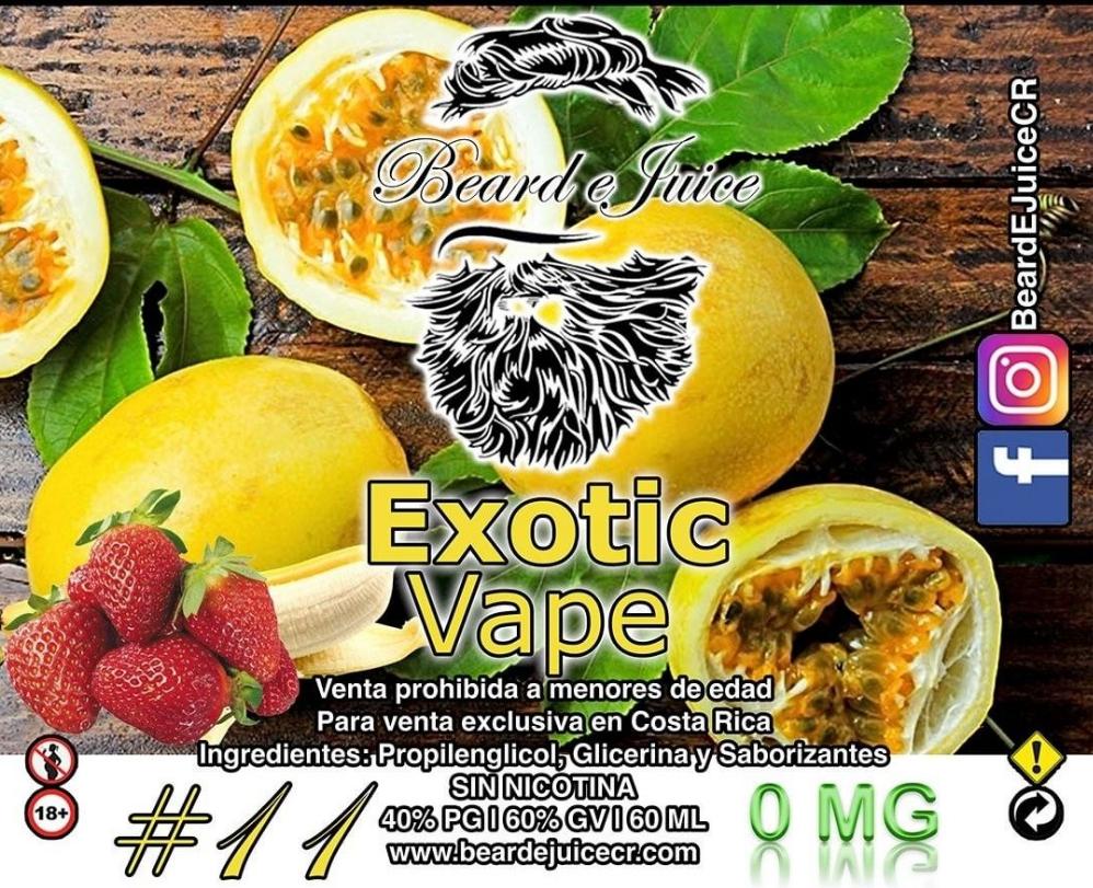 Beard eJuice No. 11 Exotic Vape
