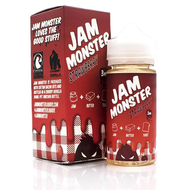 JAM MONSTER - STRAWBERRY - 100ML