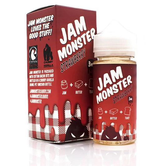 JAM MONSTER - STRAWBERRY - 100ML