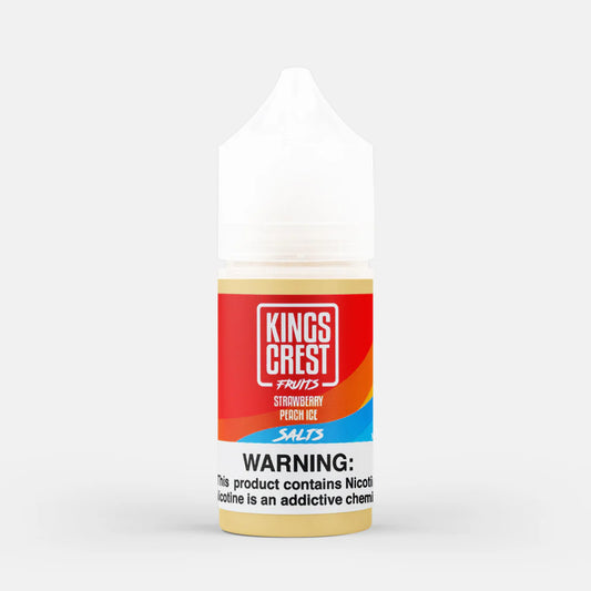 Strawberry Peach Ice Nic Salts 30ml - Kings Crest